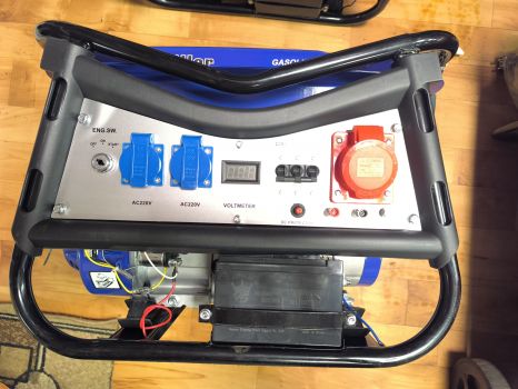 Трёхфазный генератор гибридный газ-бензин Moller MR/GGT4444TRY